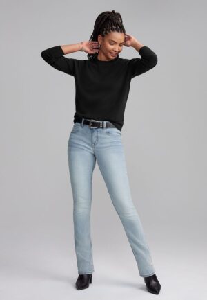 m jeans by maurices&trade; Classic Slim Boot Mid Rise Jean