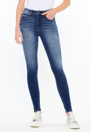 KanCan&trade; Curvy High Rise Dark Skinny Jean