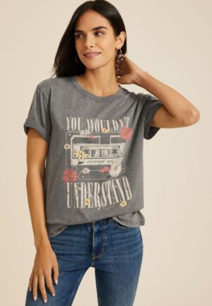 Vintage Soul Cassette Tape Oversized Fit Graphic Tee