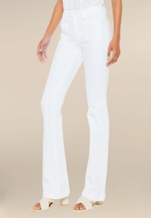 KanCan&trade; White Patch Pocket High Rise Bootcut Jeans