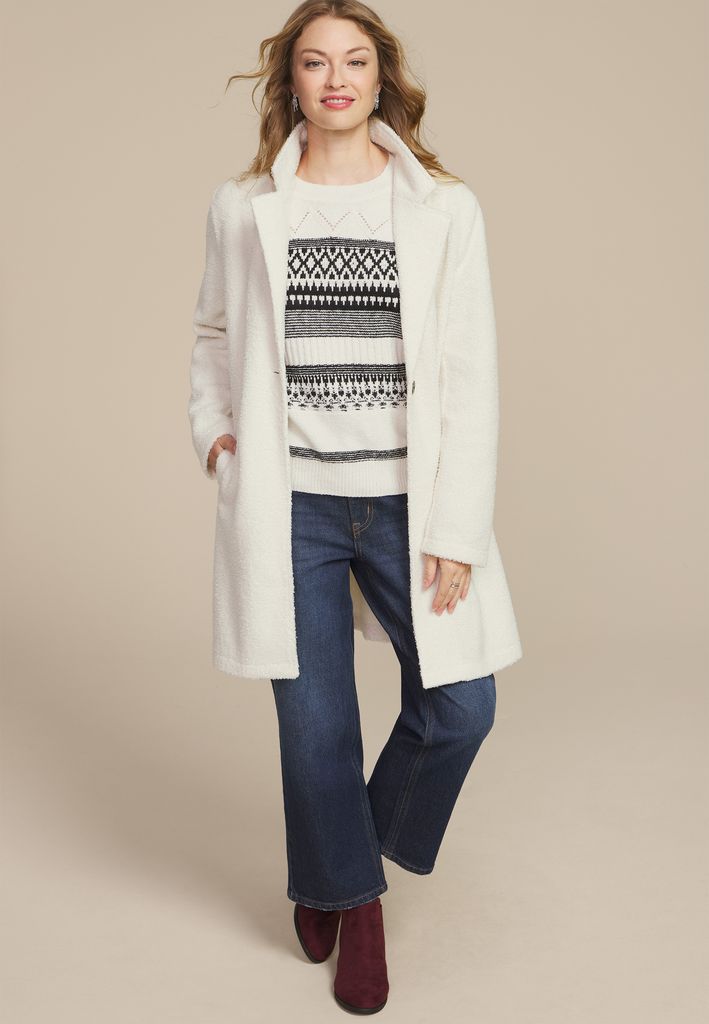 Fair Isle Crew Neck Sweater - Image 3