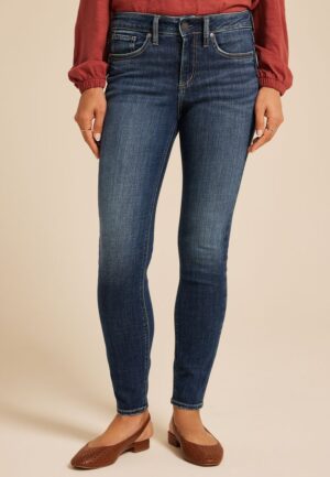 Silver Jeans Co.&reg; Suki Curvy Mid Rise Skinny Jean