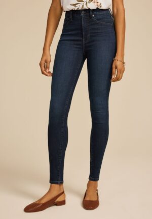 m jeans by maurices&trade; Dark Sculpt High Rise Skinny Jean