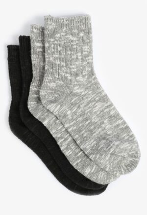 2 Pack Spacedye Short Crew Socks