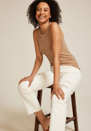 Rhinestone Embellished Tank Top