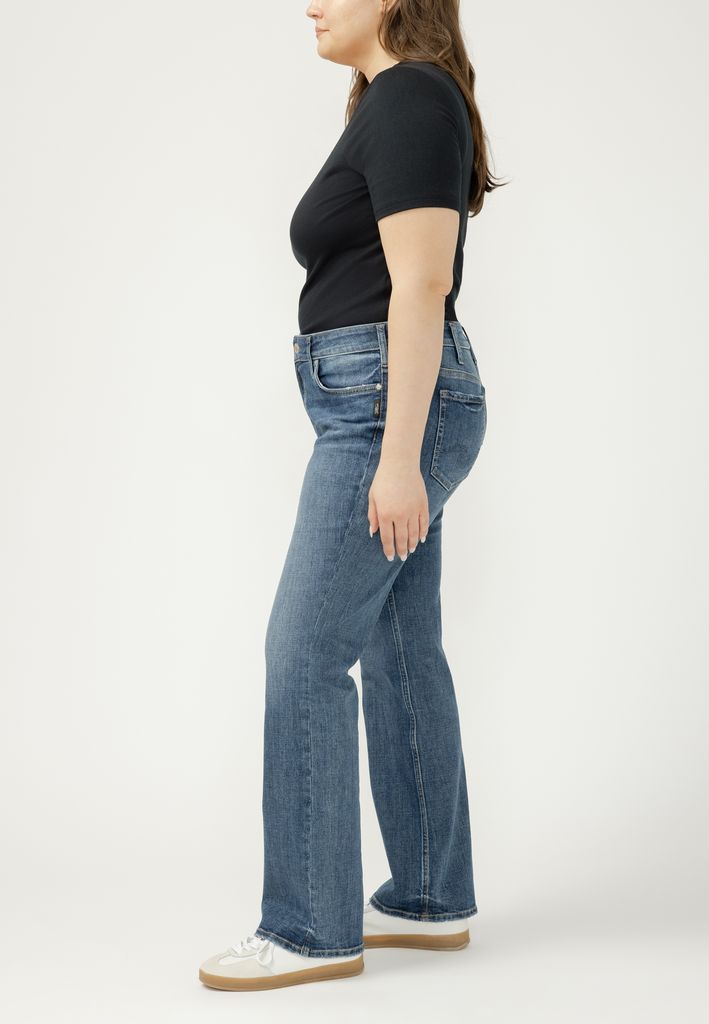 Plus Size Silver Jeans Co.® Suki Curvy Mid Rise Slim Boot Jean - Image 3