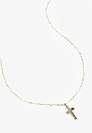 Classic Gold Cross Pendant Necklace