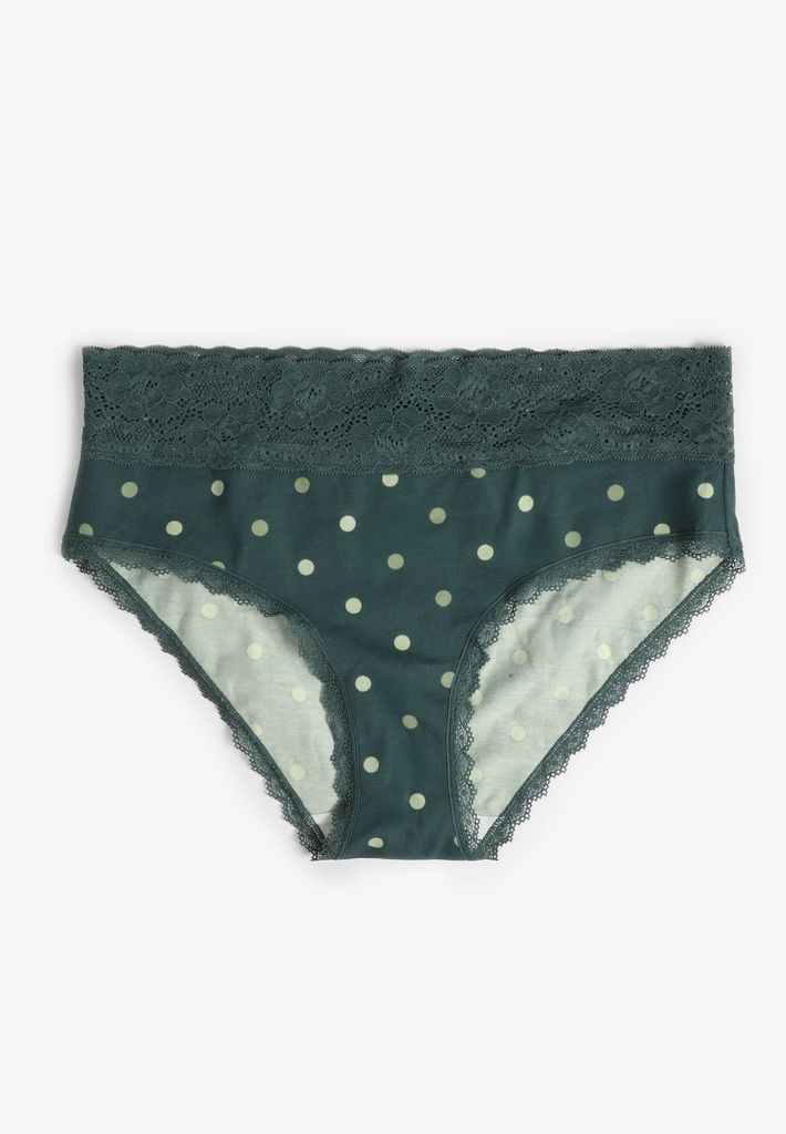 Simply Comfy Cotton Polka Dot Hipster Panty