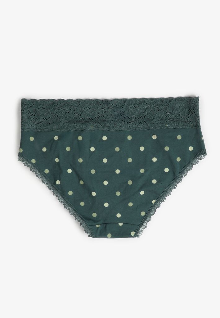 Simply Comfy Cotton Polka Dot Hipster Panty - Image 2
