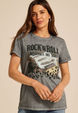 Rock N Roll Classic Fit Graphic Tee