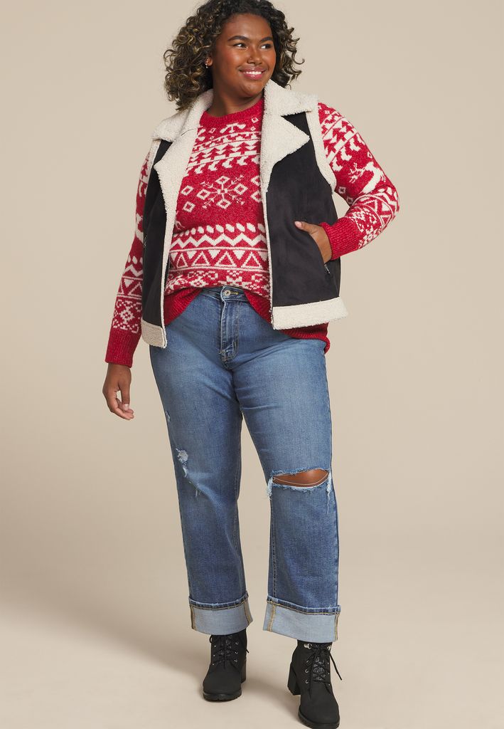 Plus Size Cozier Than Cashmere Nordic Sweater - Image 3