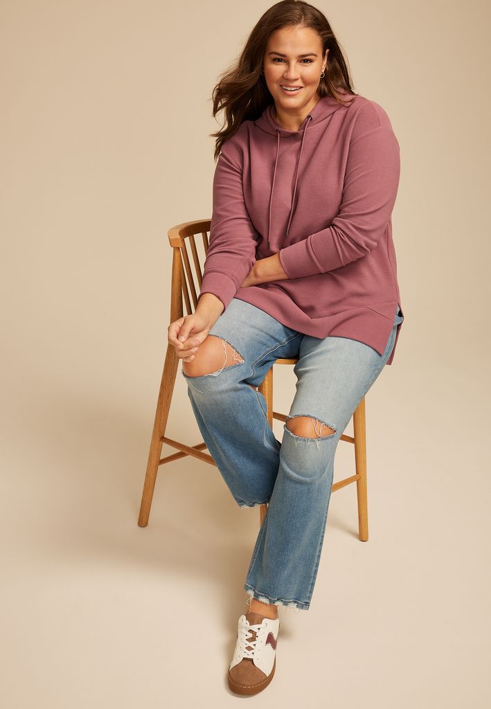 Plus Size Ottoman Hoodie - Image 3