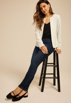 Metallic Boucle Blazer