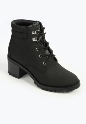 SuperCush Brittany Block Heel Hiker Boot