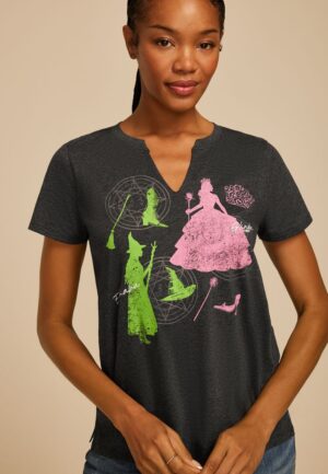 Wicked Glinda And Elphaba Classic Fit Graphic Tee