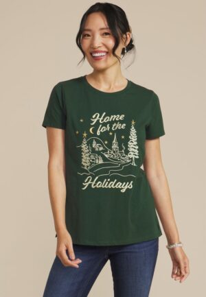 Home For The Holidays Classic Fit Graphic Tee