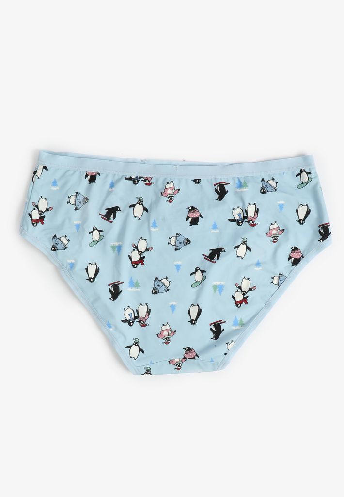 True Stretch Jersey Winter Penguin Hipster Panty - Image 2