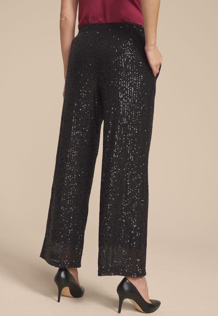Studio Y Sequin High Rise Wide Leg Pant - Image 2