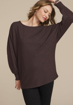 24/7 Dakota Horizontal Ribbed Dolman