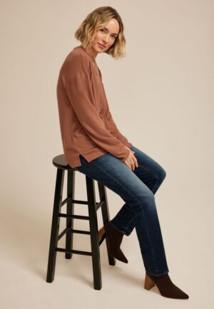 24/7 Ottoman Rib Long Sleeve Tee