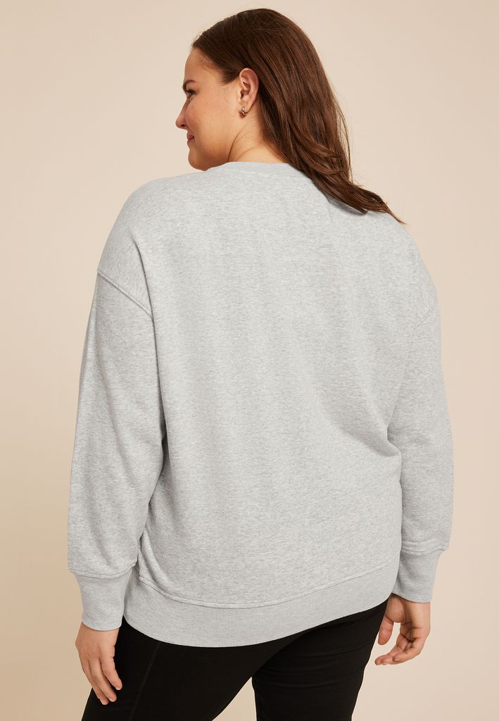 Plus Size Cozy Season Relaxed Fit Sweatshirt - Image 2