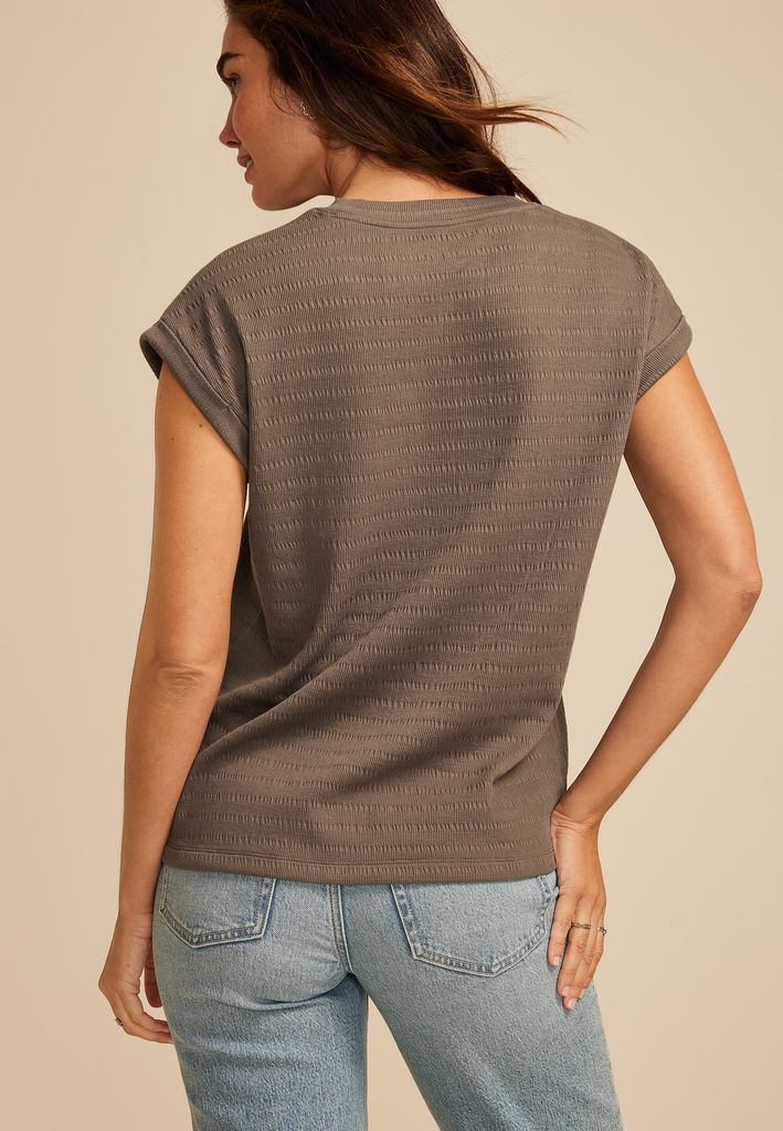 24/7 Textured Clara Tee - Image 2