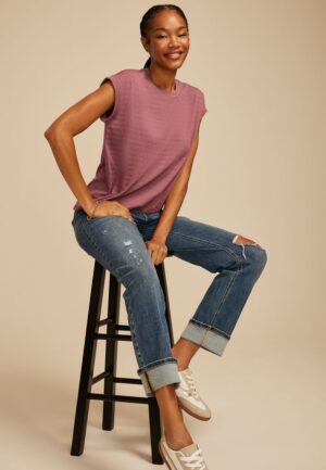 24/7 Textured Clara Tee