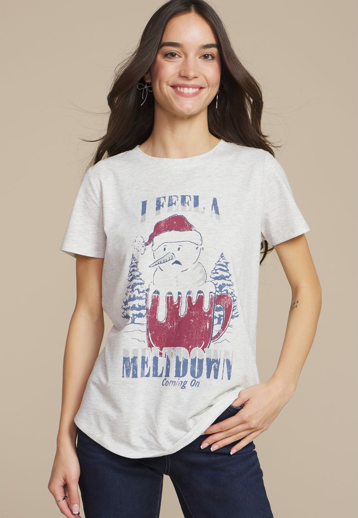 I Feel A Meltdown Coming On Classic Fit Graphic Tee