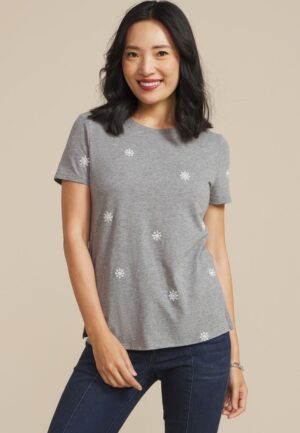 24/7 Dawson Snowflake Crew Neck Tee