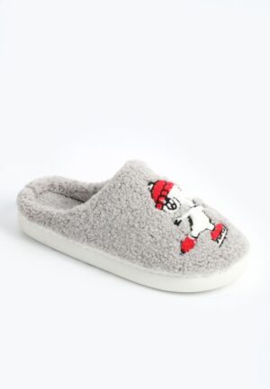 Snoopy Holiday Sherpa Slippers
