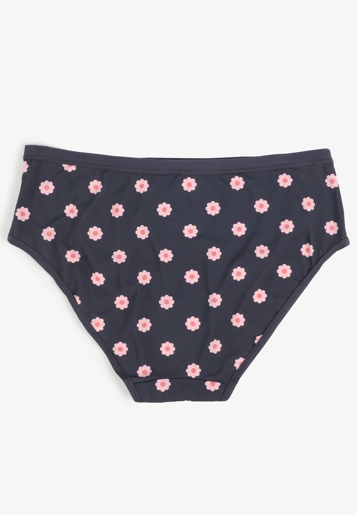 True Stretch Jersey Daisy Floral Hipster Panty - Image 2