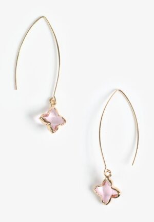 Amethyst Stone Drop Earrings