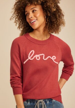 Love Script Sweater