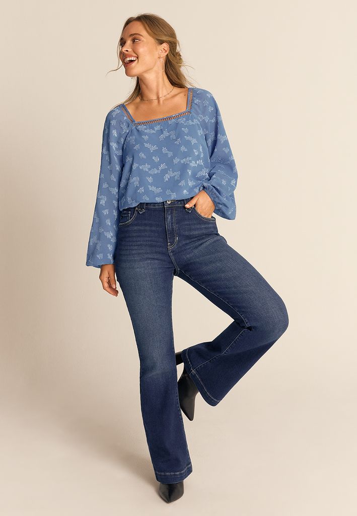 KanCan™ High Rise Pocket Flap Trouser Flare