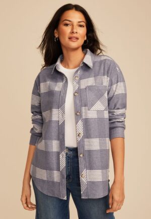 Plaid Fleece Shacket