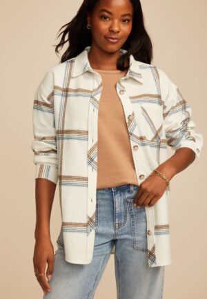 Plaid Fleece Shacket